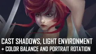 Critique Hour! Cast shadows and light environment + color balance and portrait rotation!