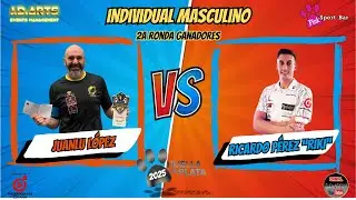 Huella de Plata 2025 - Juanlu López  Vs. Ricardo Pérez 