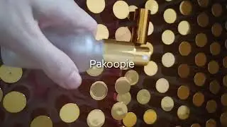 Pakoopie Golden glass essential oil bottles