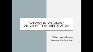 Automated Ontology Design Pattern Substitution