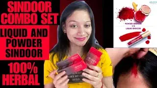 Jooves Herbal Liquid And Powder Sindoor || Best & Affordable Sindoor Combo Set For Newly Married