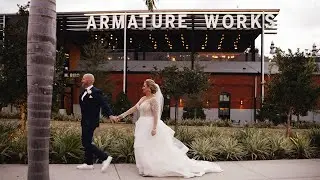 Father of the Bride's Emotional Speech at Armature Works Wedding in Tampa - Bride is in Tears! 😭