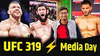 Khamzat Chimaev vs Dricus Duplesis UFC 319 Media Day Live Review