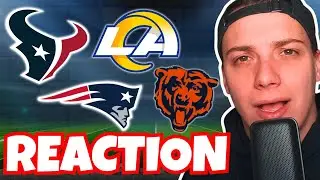 NFL Divisional Playoff Reactions: Stafford & Rams SURVIVE Caleb & Bears + Patriots DEFEAT Texans
