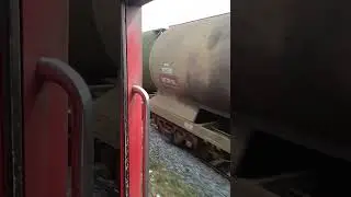 Oil tankers freight train. #indianrailways #southernrailway #goodstrain #trending #trendingshorts