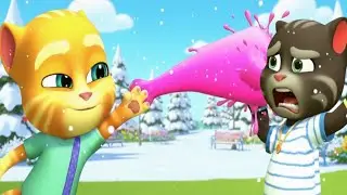 My Talking Tom Friends 2 Christmas update Ginger unlocked Gameplay Android ios 