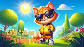 🌞 Join Cool Cat on a Sunny Day! 😺 #nurseryrhymes #kidssongs