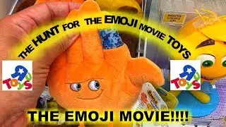 THE HUNT FOR THE EMOJI MOVIE TOYS AND STUFF AT TOYS R US!