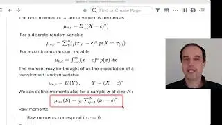 Statistics: Shapes and Moments of Probability Distributions 2 with Michal Fabinger