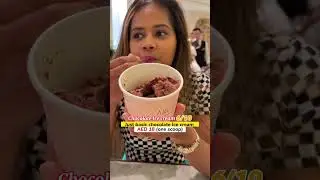 Rating ice cream in Dubai Mall #icecream #icecreamlover #dubaiicecream #dubaifood #food #uaefood