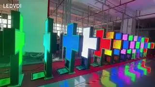 outdoor cross led display high brightness, waterproof, strong corrosion resistance #digitalsignage