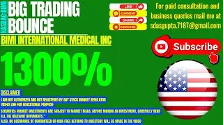 BIMI INTERNATIONAL MEDICAL INC BIG TRADING BOUNCE | BIMI STOCK