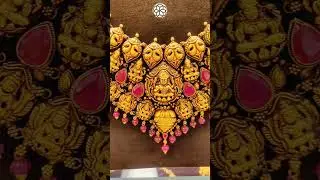 Antique Haram Set #shortsvideo #gold #18kt #huid #Hallmark #customerorder #gold #@MahalaxmiMGDM