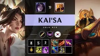 Kai'Sa Mid vs Azir - KR Master Patch 25.16