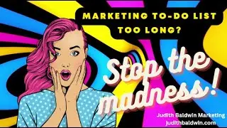 Bright and attention-getting video ad for Judith Baldwin Marketing