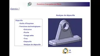 CATIA TUTO PART DESIGN - 07 Depouille