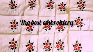 Machine embroidery🥰flowers design#world  best fashion designer#kaise banate hai design#viralvideos ☺