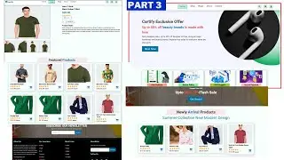 How To Make Responsive Ecommerce Website Design Using HTML CSS And JavaScript Step By Step  FREE