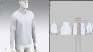 Casual Shirt  - Slim Fit, Marvelous Designer, Clo3D