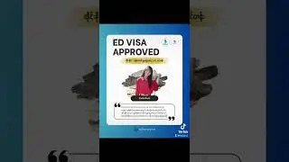 ED VISA Approved ရရှိသွားပါပြီ! 🎉 #foryou #motivation #everyone #education #mmw #thainursinghub