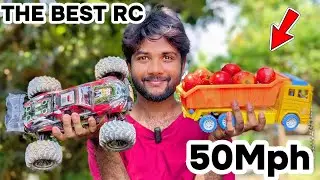 High-Speed RC Car Review | Off-Road Test & Tomato Pulling Challenge - MR. DB CRAZE