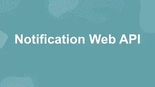 Notification Web API