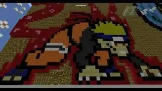 (minecraft) pixel art series : Naruto ep.1