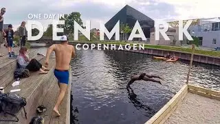 COPENHAGEN Day Trip 🇩🇰 Exploring Denmark&rsquo;s Capital | Bike Tour, Acro Yoga & Canal Swimming