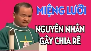 MIỆNG LƯỠI LÀ NGUYÊN NHÂN CHIA RẼ RẤT LỚN . BÀI GIẢNG HAY CỦA CHA PHẠM TĨNH