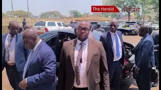 Vice President Dr Constantino Chiwenga arrives at the Zanu PF Headquarters for the Politburo