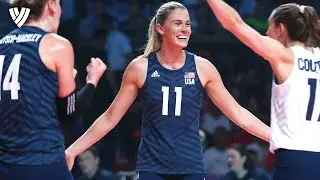 Andrea Drews' most Impressive Spikes! | VNL 2019 | Highlights Volleyball World