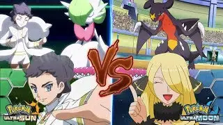 Pokemon Battle USUM: Diantha Vs Cynthia (Pokemon Champion Battle)