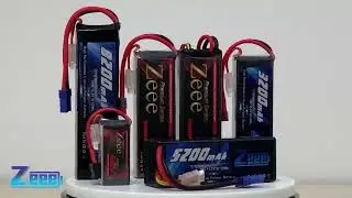 1/2 Units Zeee Lipo Battery 2S 7.4V 100C 5200mAh with Deans Connect