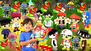 Tag with Ryan Ryan the Clown vs Samu Ryan vs Mecha Robo Mystery Surprise Egg Search