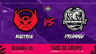 MPL BRASIL S5 Regular season Mobile Legends : Bang Bang #MPLBR( BIGETRON vs DREAMMAX) Terceiro Jogo