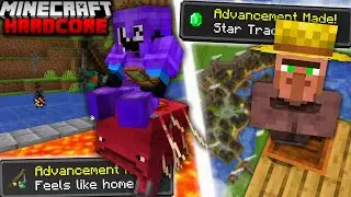 Я выполнил ВСЕ достижения в хардкорном Minecraft (#8)