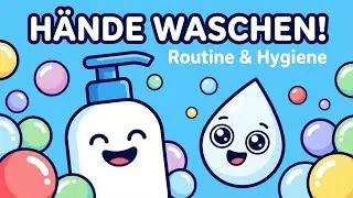  ♪ ♪ H&Auml;NDE WASCHEN LIED! | Routine & Hygiene | LiederWelt f&uuml;r Kinder