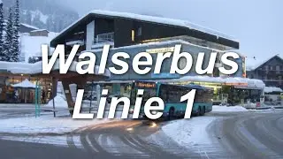[Video] Buslinie 1 (Teilstrecke) | Baad (Kleinwalsertal) - Riezlern (Kleinwalsertal), Post | 2013