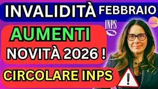 🚨 INVALIDI CIVILI FEBBRAIO 2026: importi pensione, bonus INPS e cosa non torna