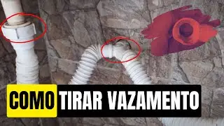 SIFÃO vazando - COMO consertar?