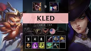 Kled Top vs Caitlyn - NA Grandmaster Patch 25.06