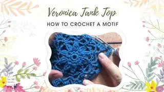 How to make the triangle motif for Veronica Tank top pattern