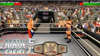 CODY RHODES VS DREW MCINTYRE | UNDISPUTED WWE CHAMPIONSHIP | FULL MATCH | WRESTLING EMPIRE |