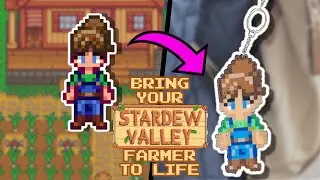 Perler Beads Stardew Valley Keychain Tutorial
