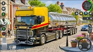 Highway Transporter Truck Driver 2026 _ US City Cargo Truck Transport Simulator - Android GamePlay