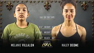 AKA 49 Bout 2 Haley Deome vs Melanie Villalon