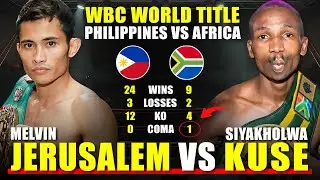 MELVIN JERUSALEM vs SIYAKHOLWA KUSE | 2025 BR*TAL SLUGFEST | WBC World Minimumweight Title Fight