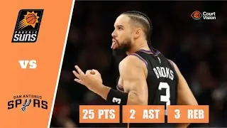 Dillon Brooks - 25 Points, 2 Assists, 3 Rebounds vs Spurs - 2025-26 Regular Season