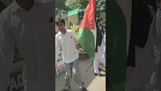 Disable Student Protest Green Field Hall School Pirmahal #pirmahal #protest #plastine