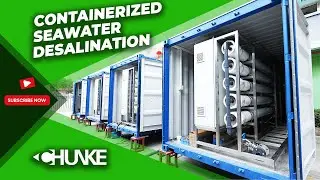 240 m3/day Containerized Reverse Osmosis Sea Water Desalination System SWRO for Resort and Hotels